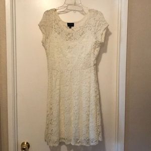 AUW Ivory lace dress